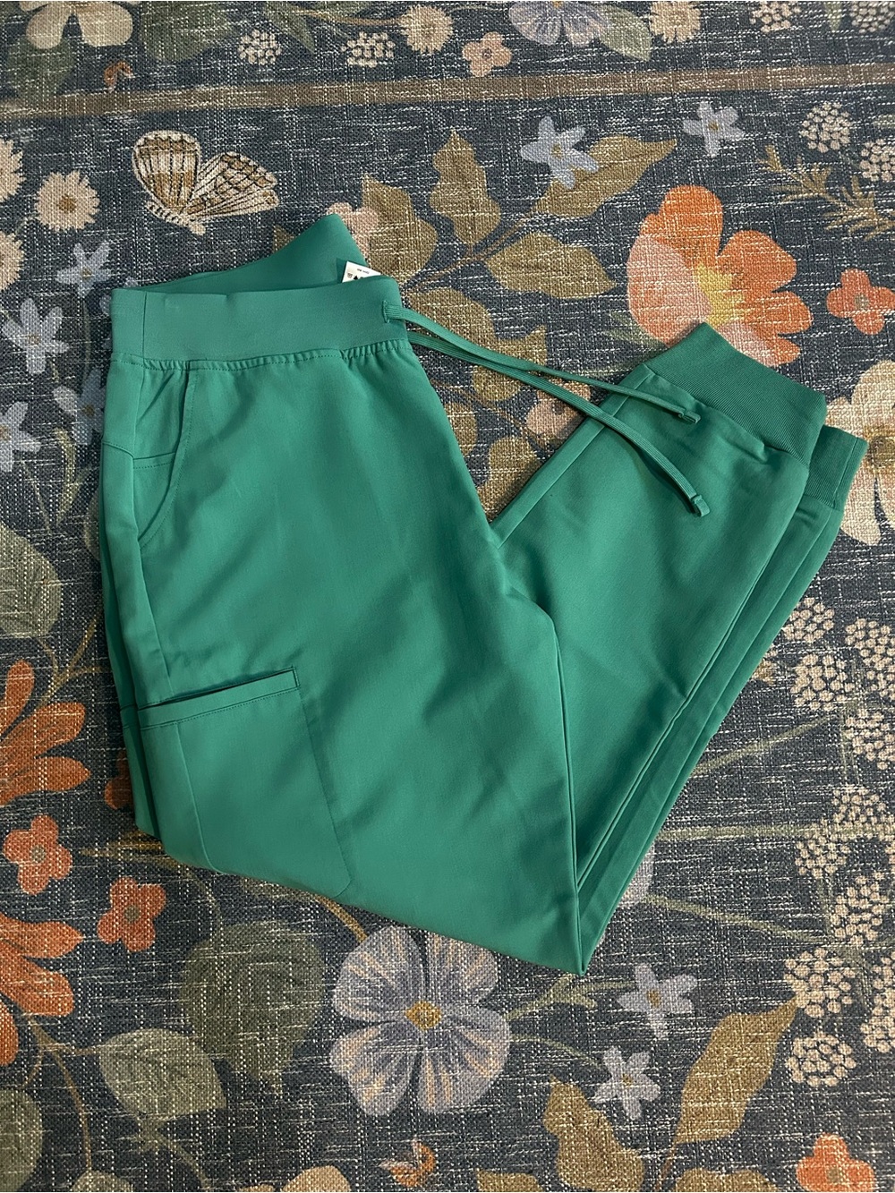 Mandala Drawstring Cargo Jogger Pants